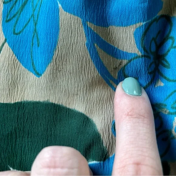 Vintage 1950's-60's Stacey Ames Pleated Neck Sleeveless Floral Sun Dress - Picture 8 of 16